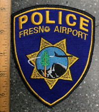 Large Embroidered Fresno Airport Police Patch picture