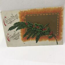 Vintage 1920's Chistmas Greeting Postcard USA picture