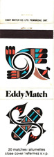 Eddy Match, 20 Matches, Advertisement Vintage Matchbook Cover picture