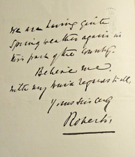 Field Marshal Lord Frederick Sleigh Roberts (1833-1914) Autograph -Signed Letter picture