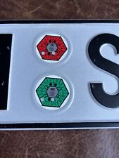 CZECH REPUBLIC 🇨🇿 License Plate Permanent Tag with INTACT SEALS international picture