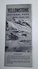 Yellowstone National Park Vintage Travel Brochure 1958  picture