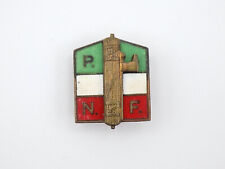 Original WWII Italian Fascist Party PNF Members Badge picture