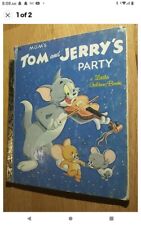 1955 Antique Book Mgm's Tom And Jerry Party picture