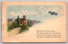 Rally Day Patapsco Maryland MD Methodist Church 1925 Sunday School Postcard picture