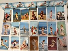 Postcard Lot of 192 Pinup Risqué Bikini Girl EXTREMELY RARE POSTCARD For Resale picture