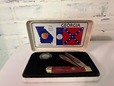georgia state collector knife cutlery 1999 and state quarter picture