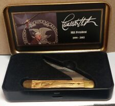 NRA Charlton Heston Tribute Folding Pocket Tribute Knife President picture