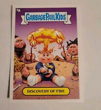 2012 Garbage Pail Kids Adam Bomb Through History White #4 Discovery of Fire picture