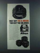 1981 Nikon El-Nikkor Lenses Ad - First Buy picture