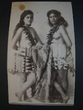 1890'S PHOTO ' HAWAIIAN BEAUTY ' BARE-BREASTED, ANTIQUE, ORIGINAL, HULA, # 07 picture
