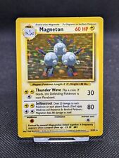 Magneton 9/102 Holo Base Set Pokemon Card WOTC LP/Played  picture