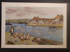 1939 SISLEY The Geese Color Engraving Document Print picture