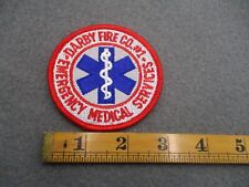Darby Fire Co #1 Emergency Medical Service Patch W2 picture