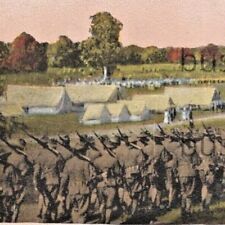 1910s Parade Ground Military Encampment Camp Mt Gretna Pennsylvania Postcard picture