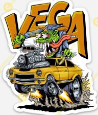 Chevy VEGA STICKER - Chevrolet General Motors GM Vinyl Muscle Rat fink Ratfink picture