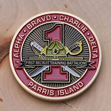 1st Recruit Training Battalion Parris Island Challenge Coin picture