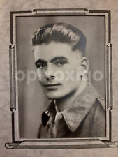 Handsome Man, GI Soldier?, Winnipeg Canada WWII-era 1940's Photo/Cardboard Frame picture