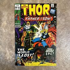 MIGHTY THOR  #187 APRIL 1971 MARVEL COMICS THOR VS ODIN VF 8.0 picture