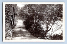 RPPC 1920'S. DIRT ROAD, BINGHAM, MAINE. POSTCARD L29 picture