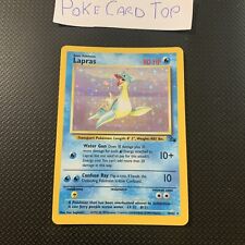 Pokemon Card Lapras 10/62-Fossil-Eng-Holo-Good picture