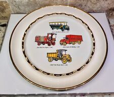 VINTAGE MACK TRUCK ROUND ASHTRAY from Chester Mack in Pa.  Gold Trim 8.5