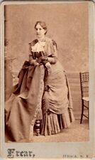 Lovely Young Woman in Fancy Dress, 1870 CDV Photo. #2076 picture