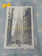 BFU VINTAGE PHOTOGRAPH Spencer Lionel Adams OLD TRINITY WALL ST NEW YORK RPPC picture