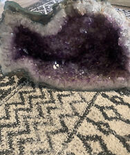 Stunning HUGE Amethyst Geode Natural Cluster Crystal Quartz 21 Pounds picture