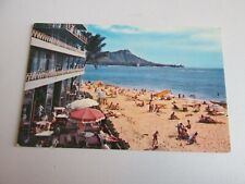 C146 vintage postcard Hawaii HI Hawaiian Waikiki Beach The Reef Hotel Diamond Hd picture