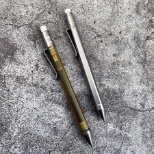 1PC Titanium /PEI EDC Automatic Pencil Press Type Student Drawing Pen Office Pen picture