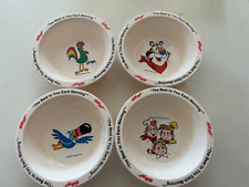 Vintage 1995 Kellogg's Cereal Bowls Set  of 4 Characters in Original Packaging picture