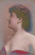 Young Woman Neue Photographische Gesellschaft Steglitz 1904 Hand Colored RPPC picture