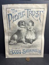 C. 1897 Hood's Sarsaparilla Advertising, 