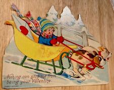 Antique Edwardian Valentine's Card ~ No Handwriting ~ Made in Germany picture