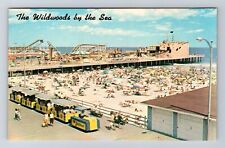 Wildwood By The Sea NJ-New Jersey, Hunt's Pier, Antique, Vintage Postcard picture