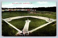 J96/ Baseball Postcard c1910 Harrisburg Pa Game Stadium Park 126 picture