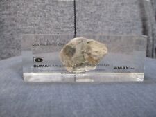 RARE MOLYBDENITE ORE DISPLAY- AMAX/CLIMAX MOLYBDENUM COMPANY USA/RETIRED OFFICER picture