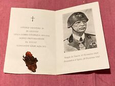 RARE COMMEMORATION OF THE DEATH KING VITTORIO EMANUELE III : Wax Seal - 1948  picture