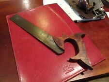 ANTIQUE SUPERB PATTERNMAKERS SAW CRAFTSMAN MADE FUNCTIONAL FOLK ART  picture
