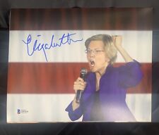 Elizabeth Warren Signed 8 X 10 President Candidate BeckettcOA D3 picture