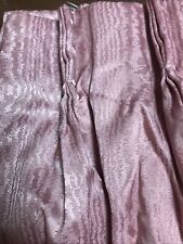 Drapes  Dusty pink Pleated Vintage Pair With Valance And One Long Tie picture
