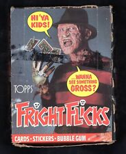 1988 TOPPS-FRIGHT FLICKS-ORIGINAL BOX OF 36 UNOPENED  PACKS picture