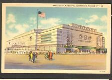 1936 Postmarked Postcard Kansas City Municipal Auditorium Kansas City Missouri  picture
