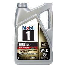Mobil 1 Extended Performance High Mileage Full Synthetic Motor Oil 5W-30,5 Quart picture
