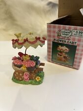 Vintage Cottontale Collection Hand Painted Flower Carts Village Figurine w/box picture
