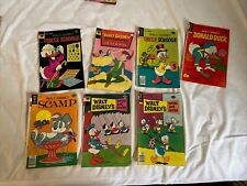 vintage walt disney(tm) comic books lot of 7. Uncle Scrooge, Scamp, Donald Duck picture