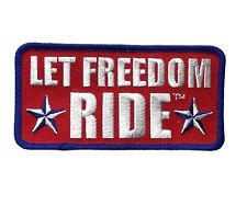Let Freedom Ride 4 inch PatchHTL9555 F3D27HH F6D26H picture