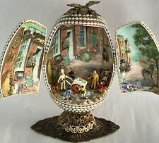Estate Antique Footed Decorated Egg.  European Market picture