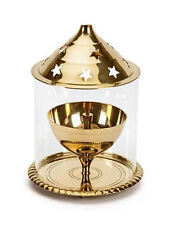 Indian Traditional Simple Brass Akhand Diya For Home & Temple Pooja picture